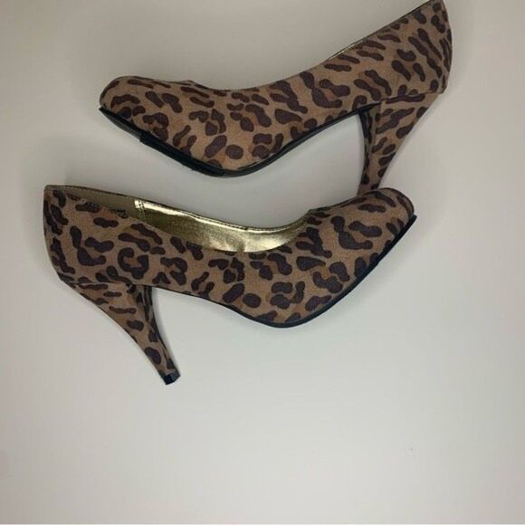 Attention‎ Cheetah Print Heels Size 8.5 - Picture 1 of 5